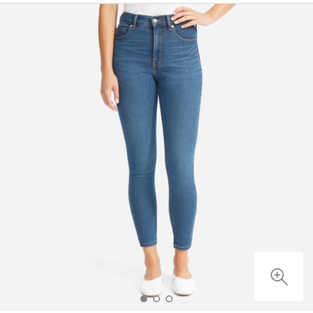 Everlane Authentic stretch jeans Sz 26, mid blue